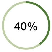 40%